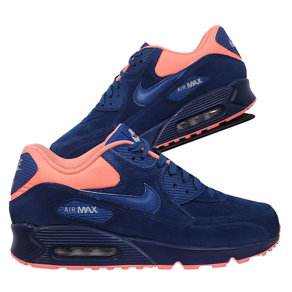 Nike Air Max 90 Premium Atomic PinkBrave Blue 105m